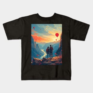 Discover True Romance: Art, Creativity and Connections for Valentine's Day and Lovers' Day Kids T-Shirt